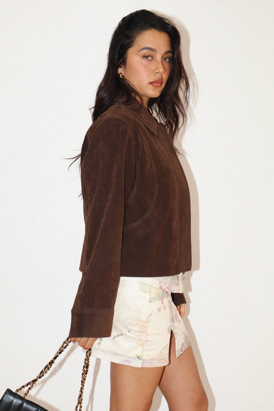 Miles Faux Suede Jacket
