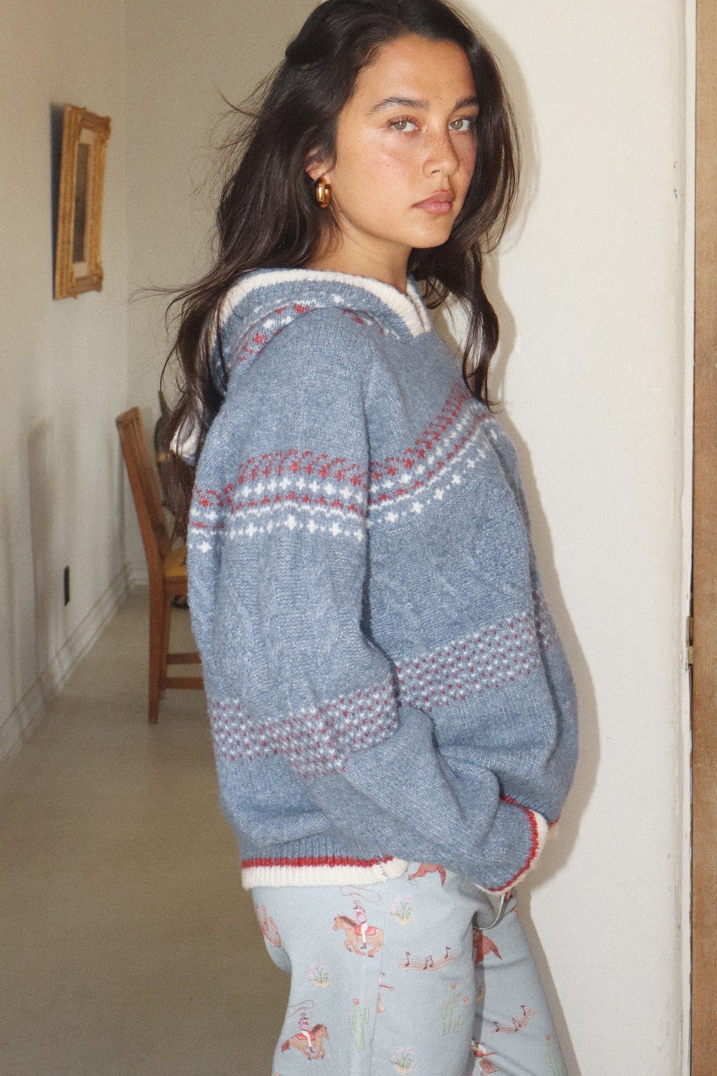 Fair Isle Knit Sweater