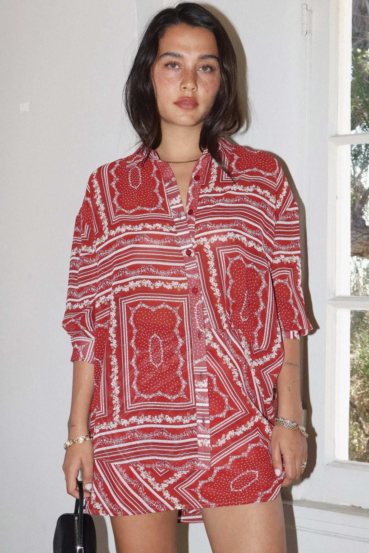Bandana Print Top