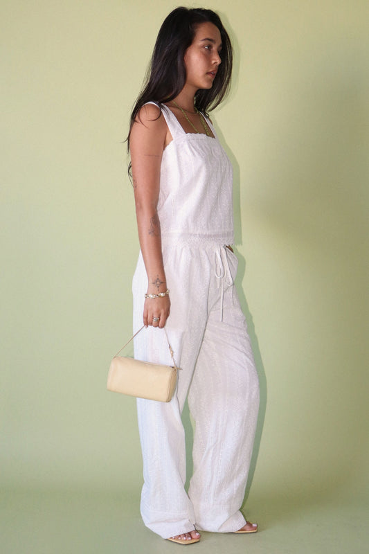 Broderie Wide Leg Pant