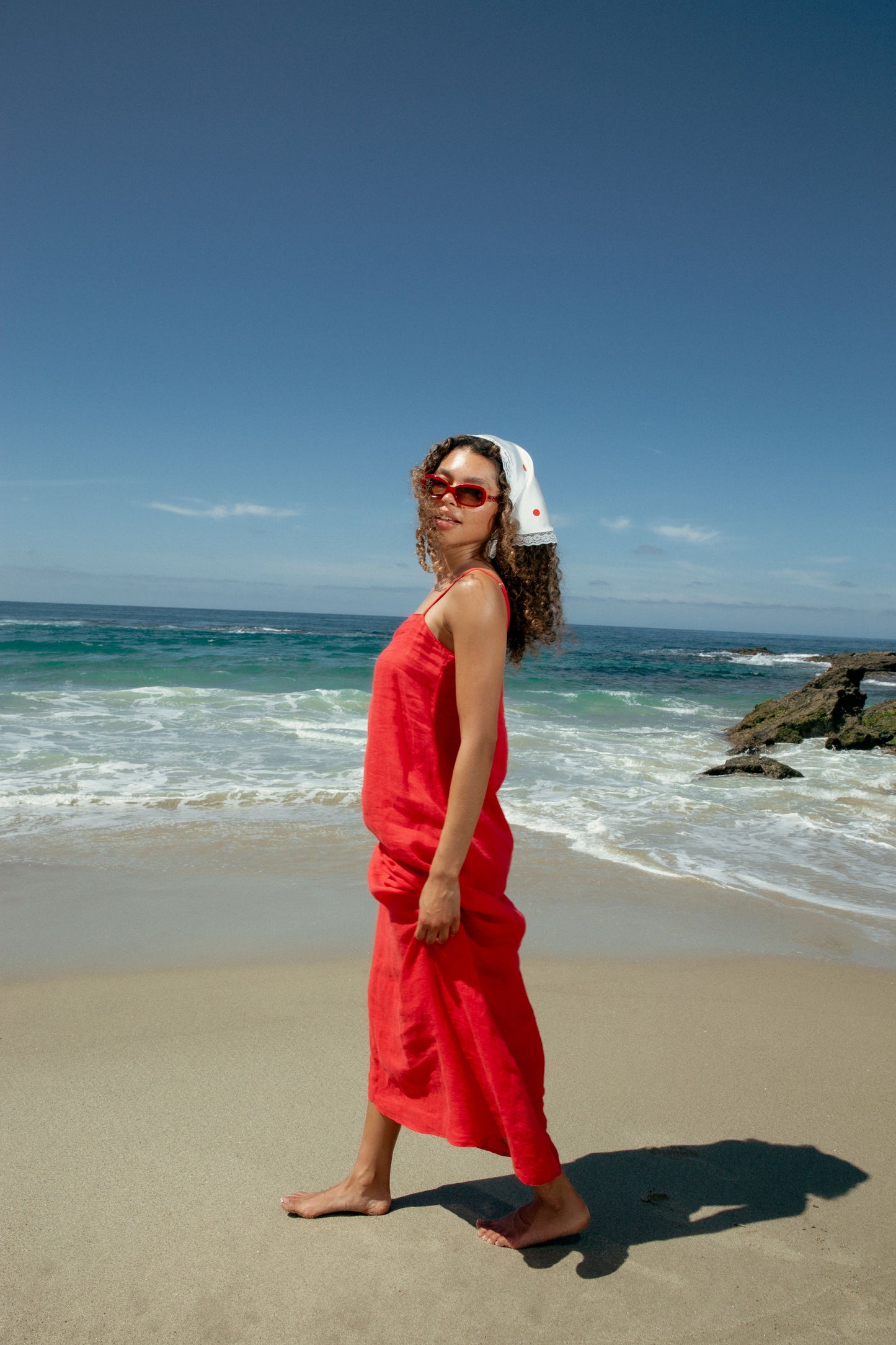 Noel Linen Maxi Dress