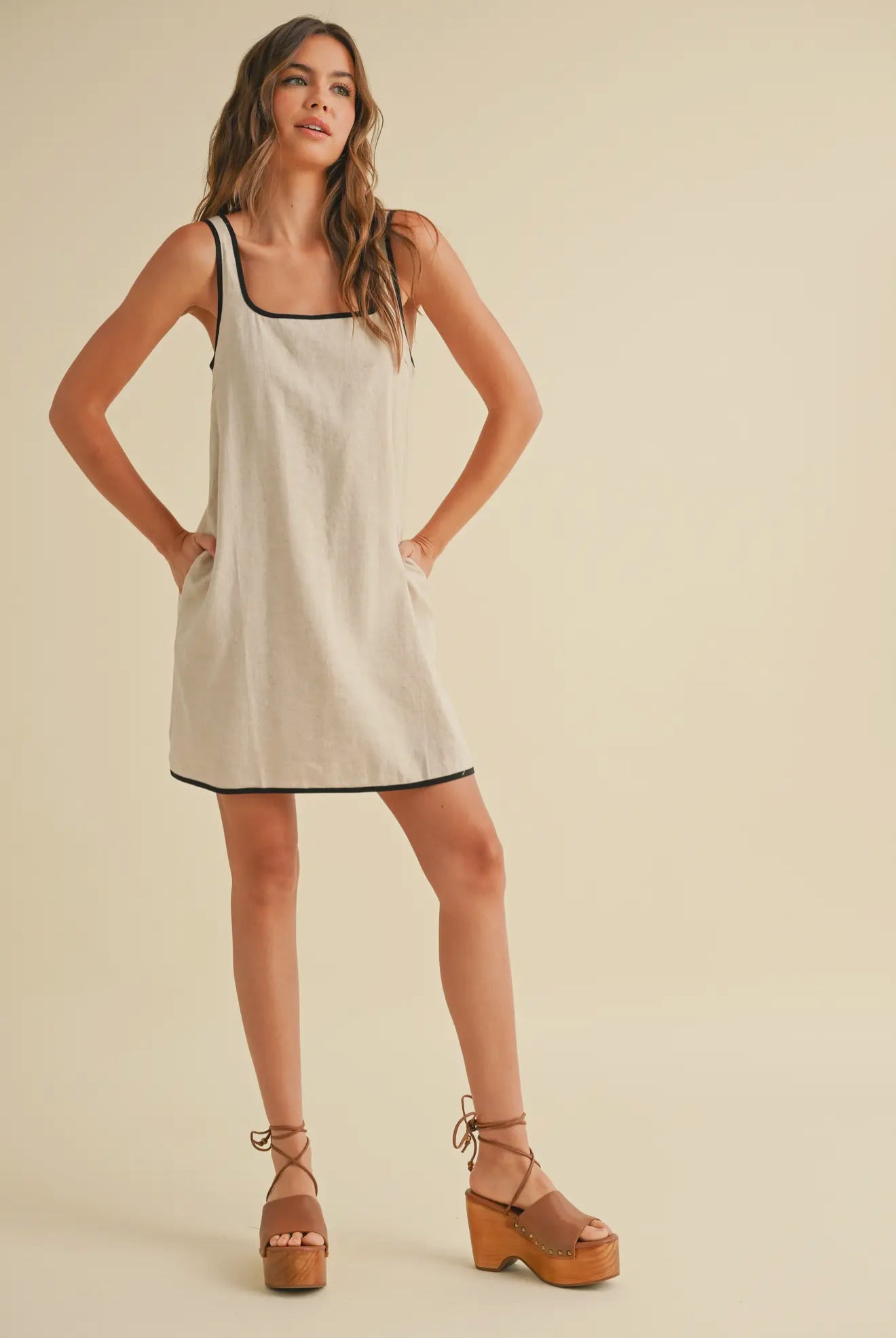 Caroline Linen Dress