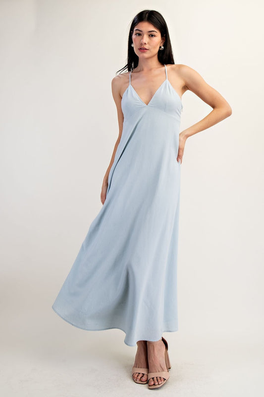 Chambray Maxi Dress