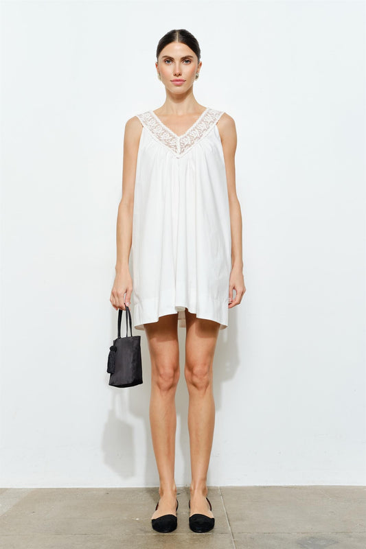 Lucy Lace Trim Dress