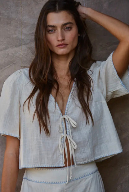Positano Woven Top