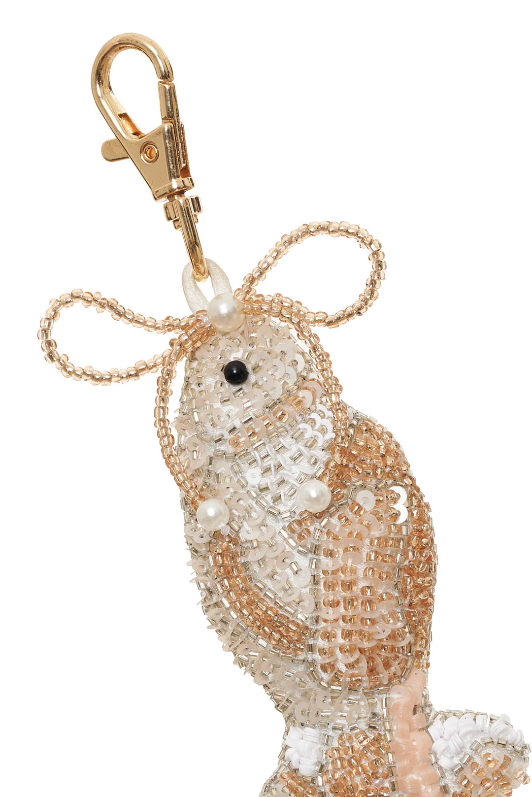 Beaded Fish Keychain