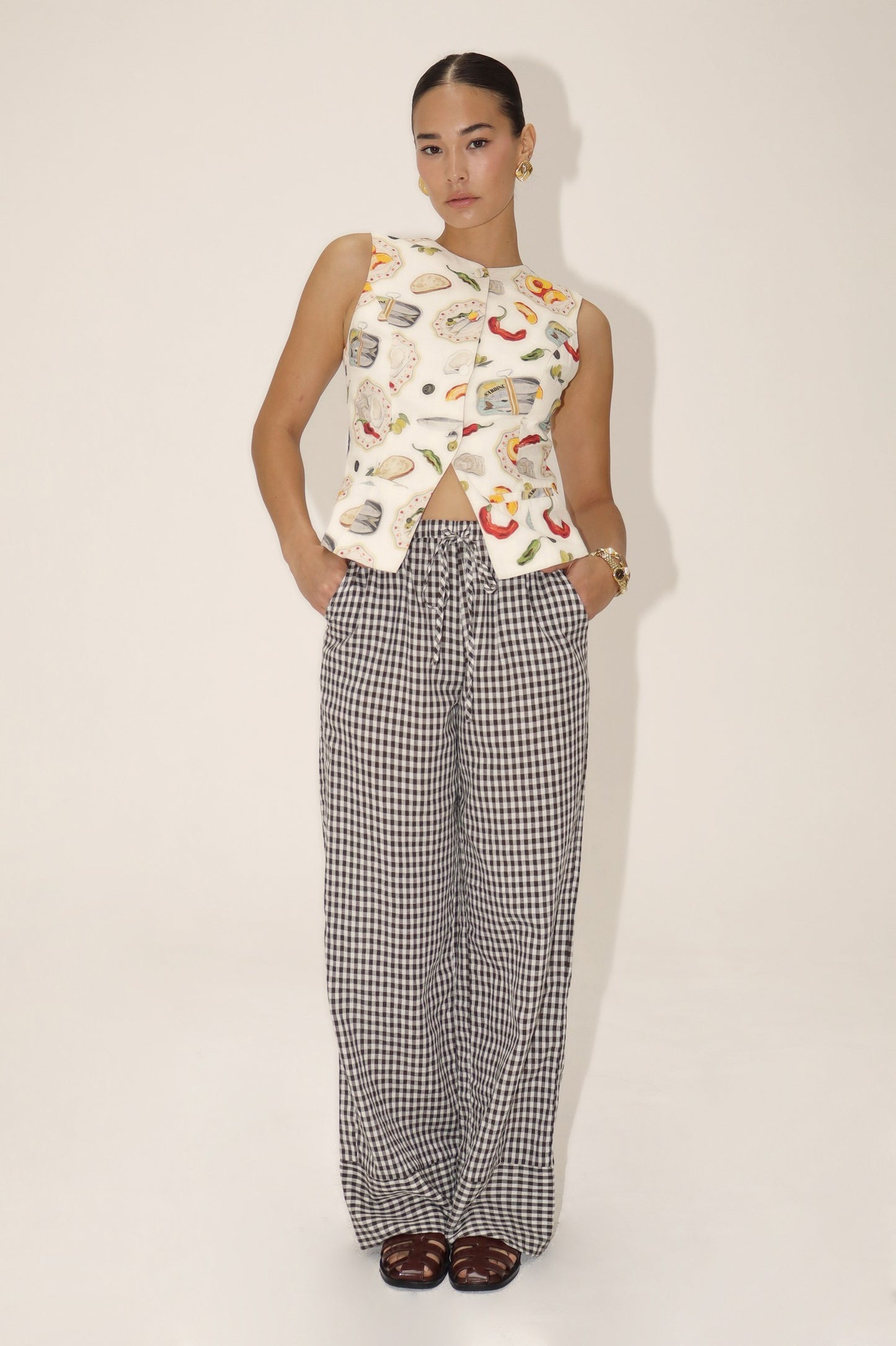 Gingham Lounge Pant