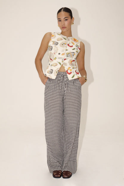 Gingham Lounge Pant