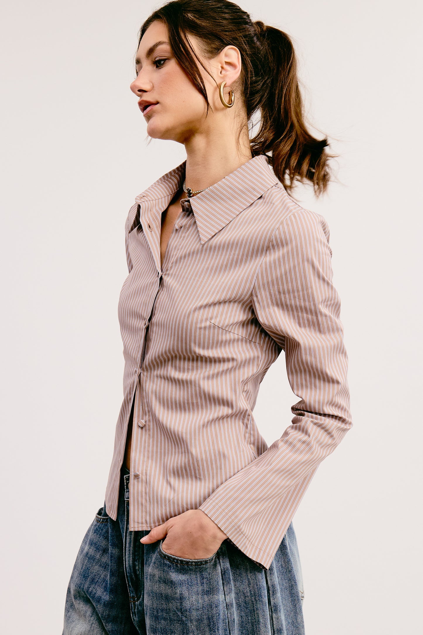 Paula Button Down