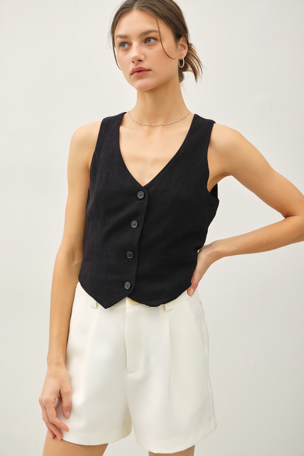 Suri Linen Vest