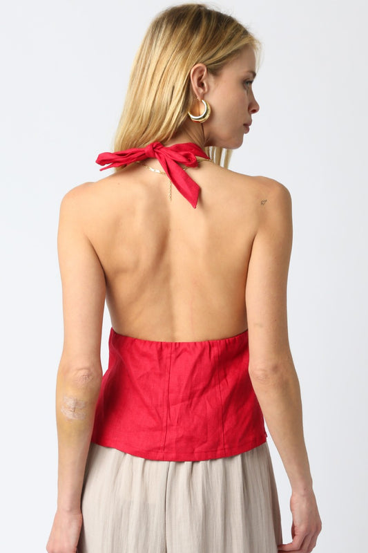 Nyx Linen Top