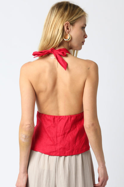 Nyx Linen Top