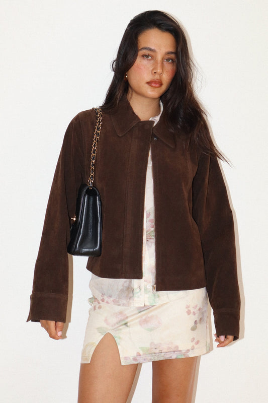 Miles Faux Suede Jacket