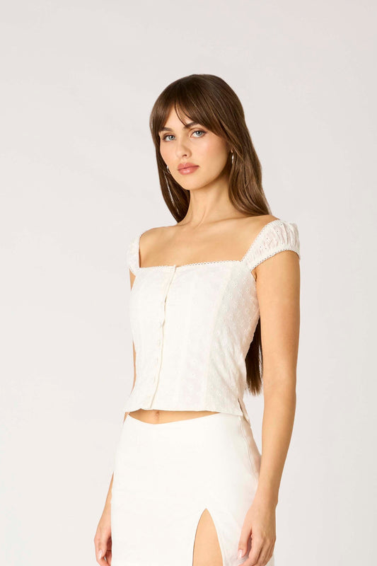 Marisol Eyelet Top