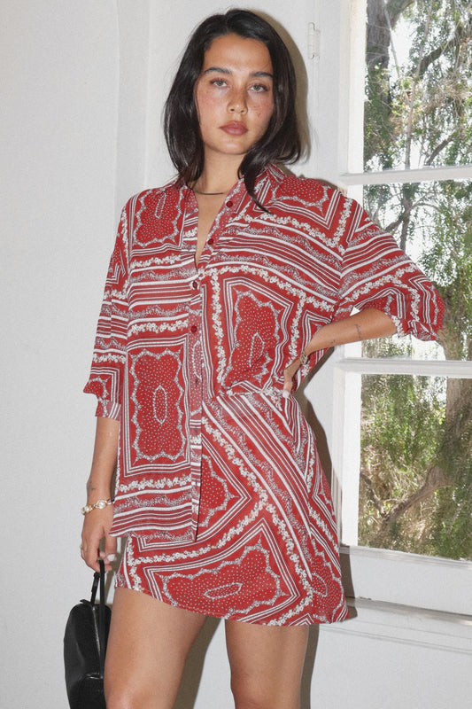Bandana Print Skirt