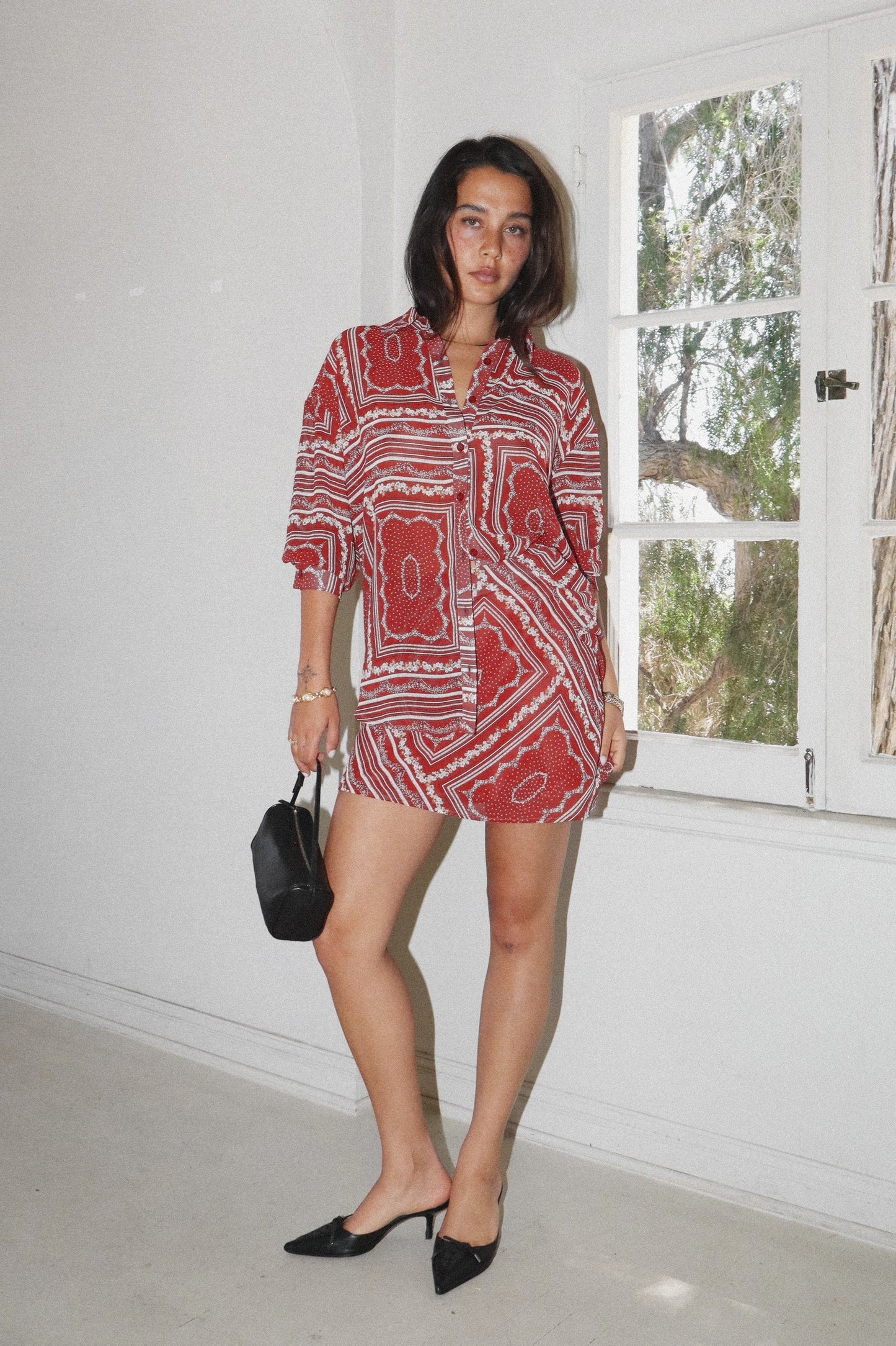Bandana Print Skirt