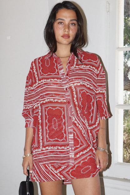 Bandana Print Top