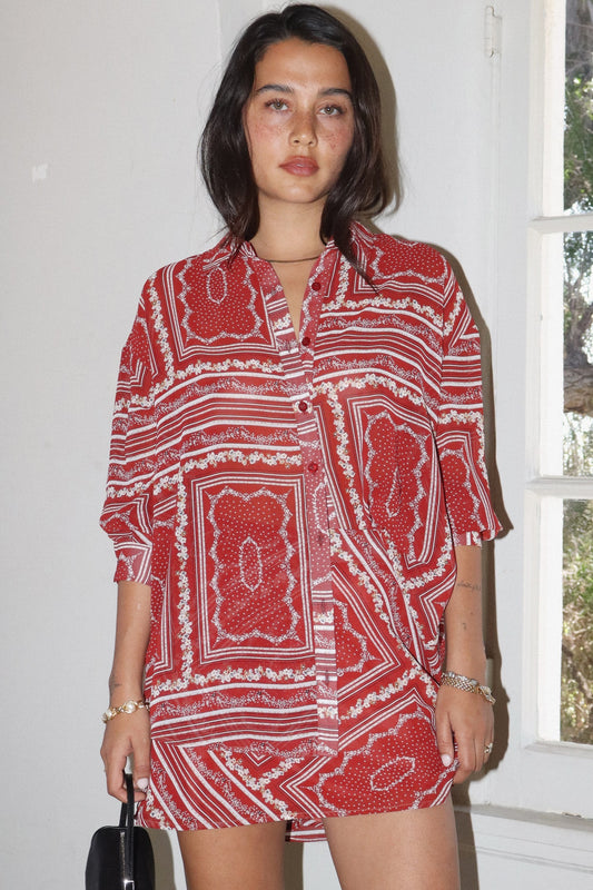 Bandana Print Top
