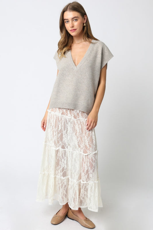 Lace Layering Skirt