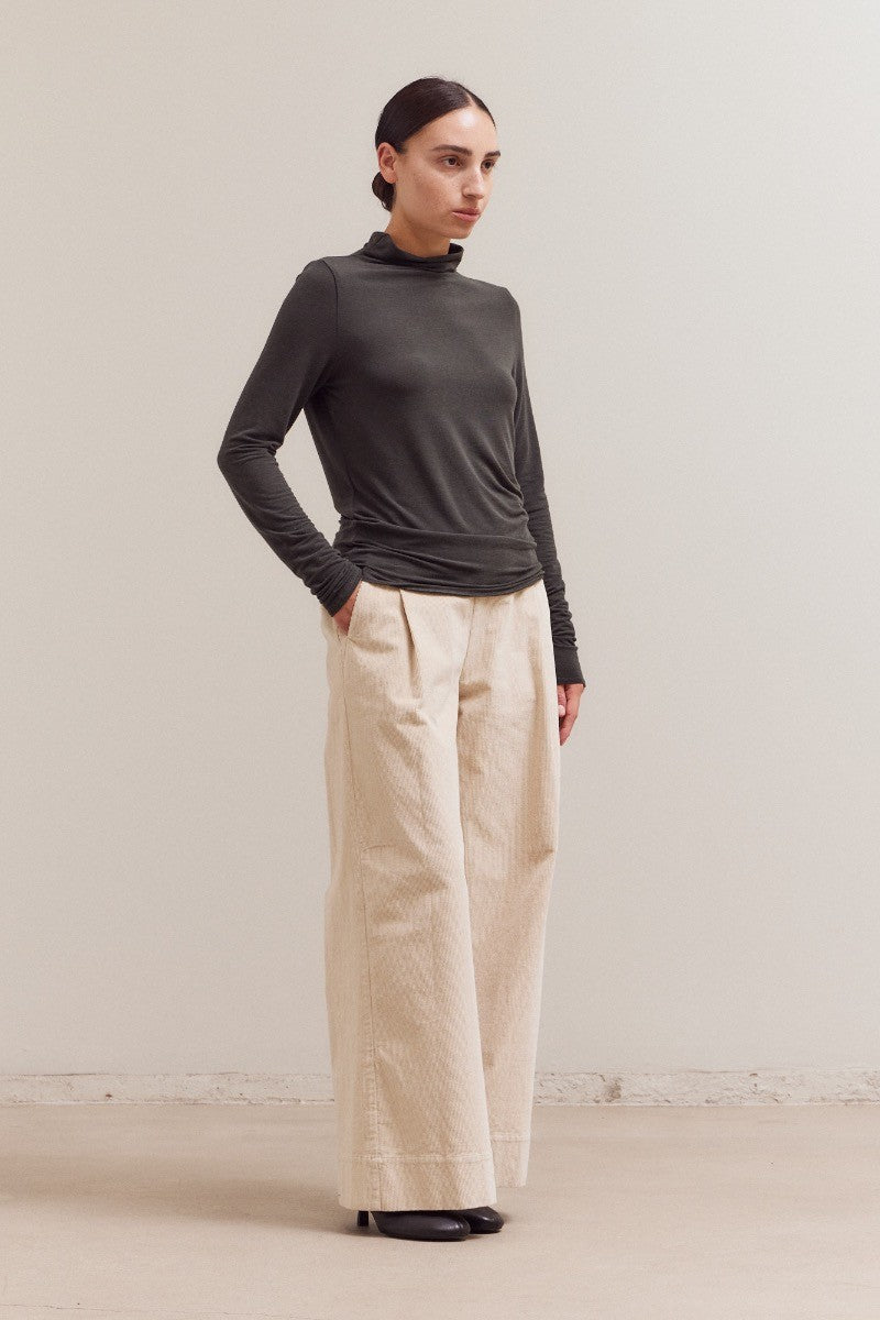 Mock Neck Jersey Top