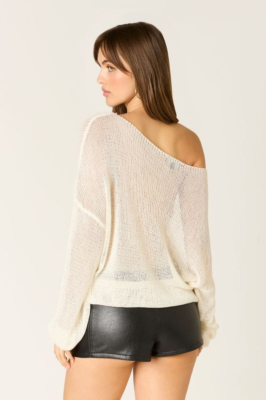 Pearl Mesh Sweater