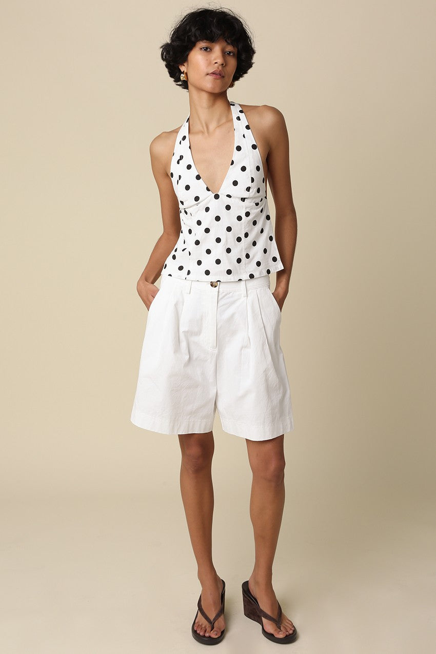 Zuri Polka Dot Top