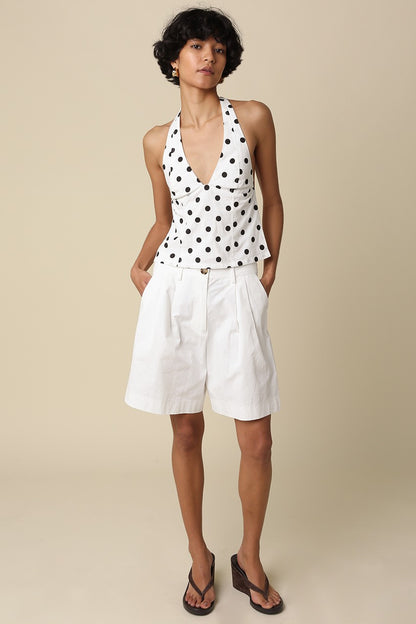 Zuri Polka Dot Top