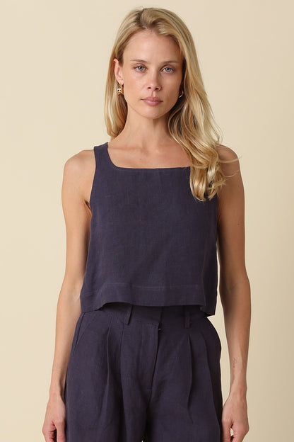 Prague Linen Tank