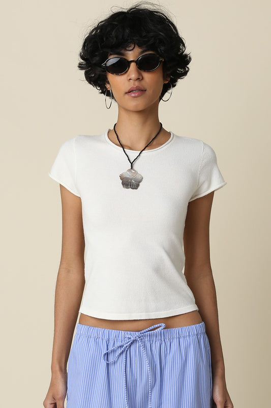 Lila Knit Tee