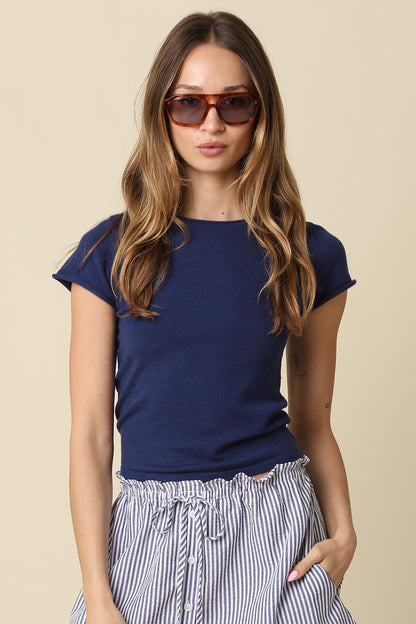 Lila Knit Tee