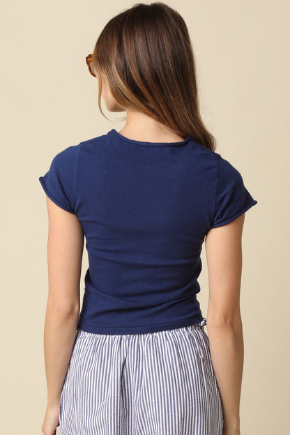 Lila Knit Tee