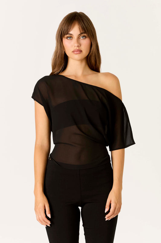 Abba Mesh Top