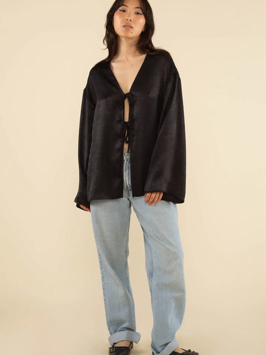 Quinn Satin Top