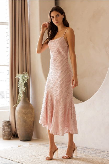 Demi Textured Midi Dress