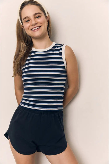 Striped Cotton Tank