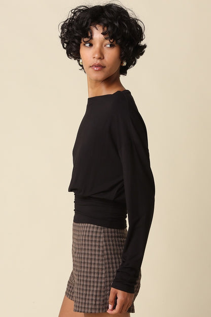 Helen Draped Waist Top
