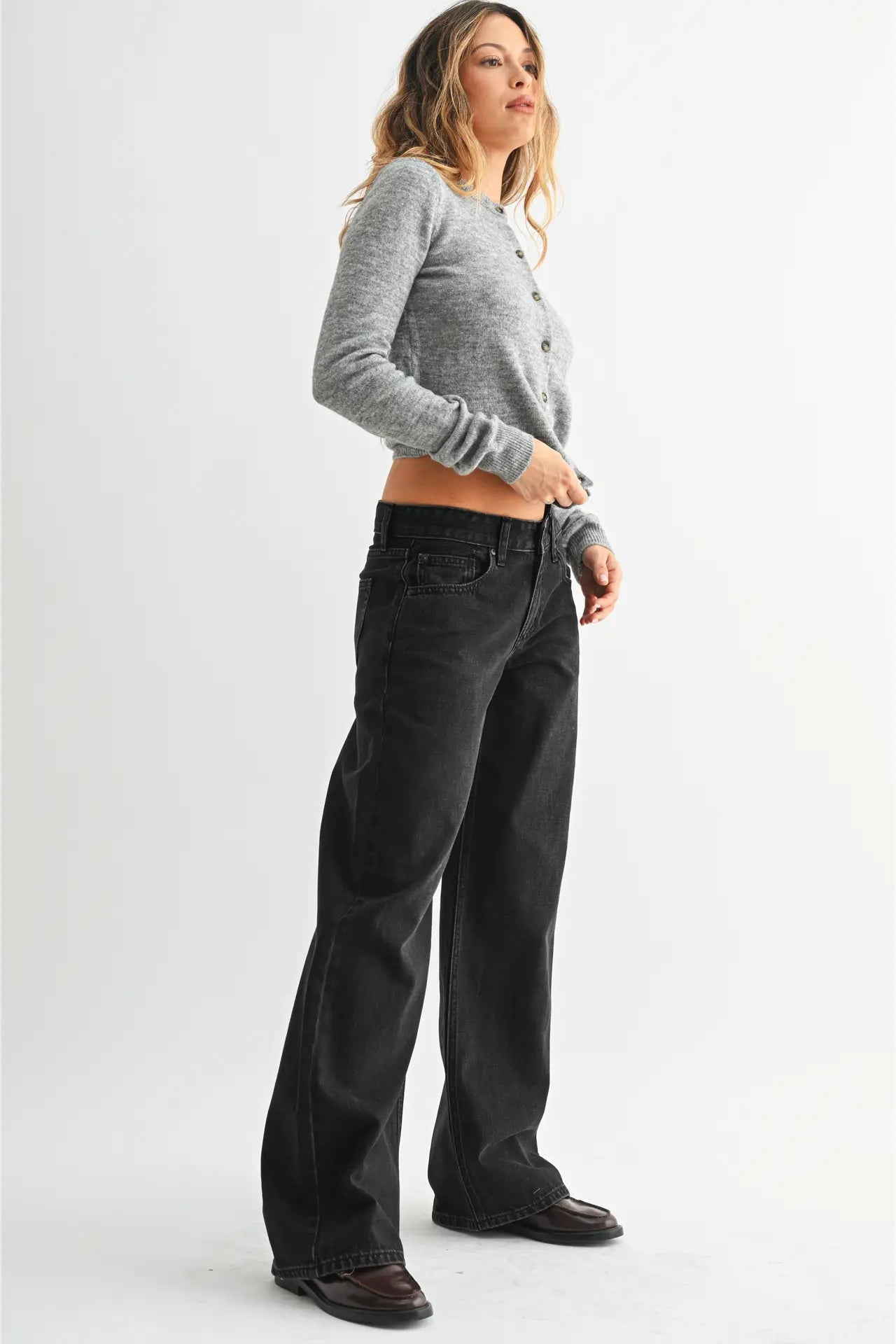 Black Low Rise Jean