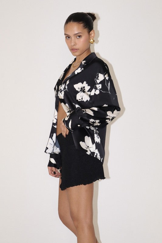 Cyrus Satin Shirt