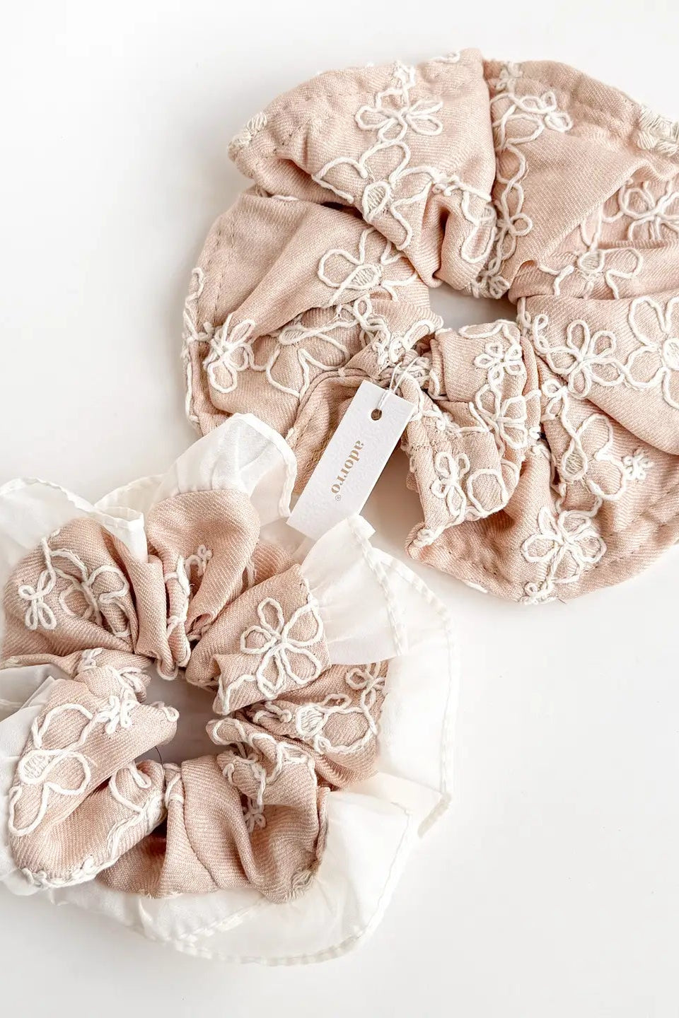 Tan Scrunchie Set