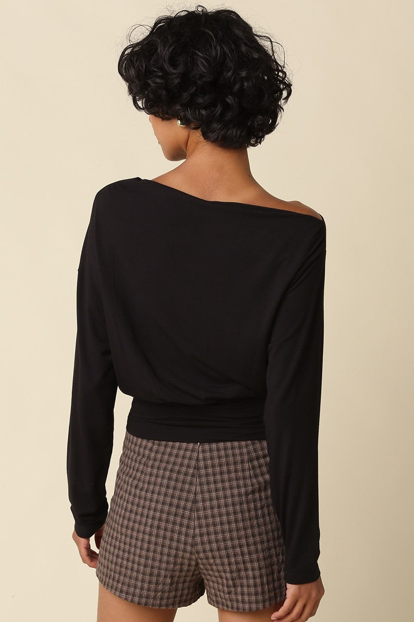 Helen Draped Waist Top