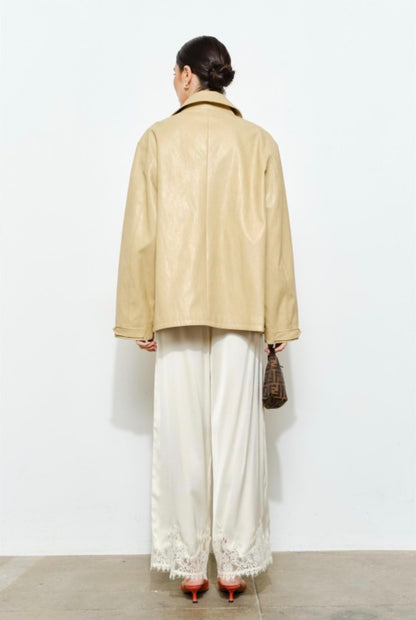 Georgine Faux Leather Jacket