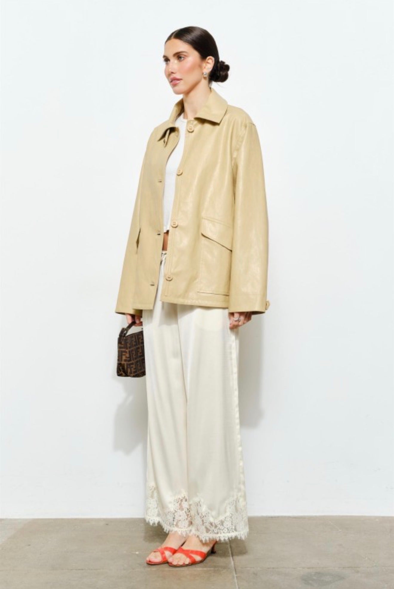 Georgine Faux Leather Jacket