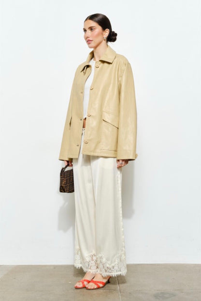 Georgine Faux Leather Jacket