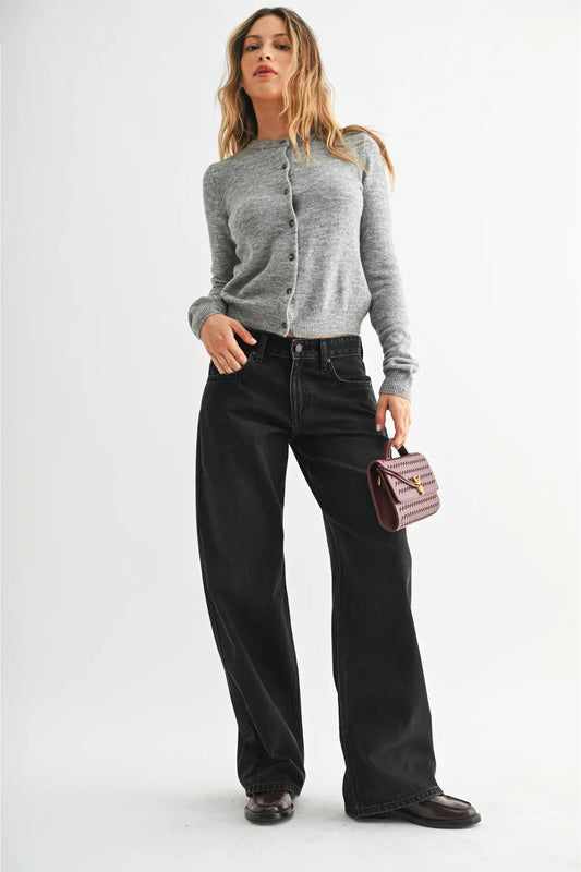 Black Low Rise Jean