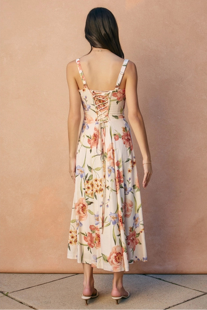 Bordeaux Linen Dress