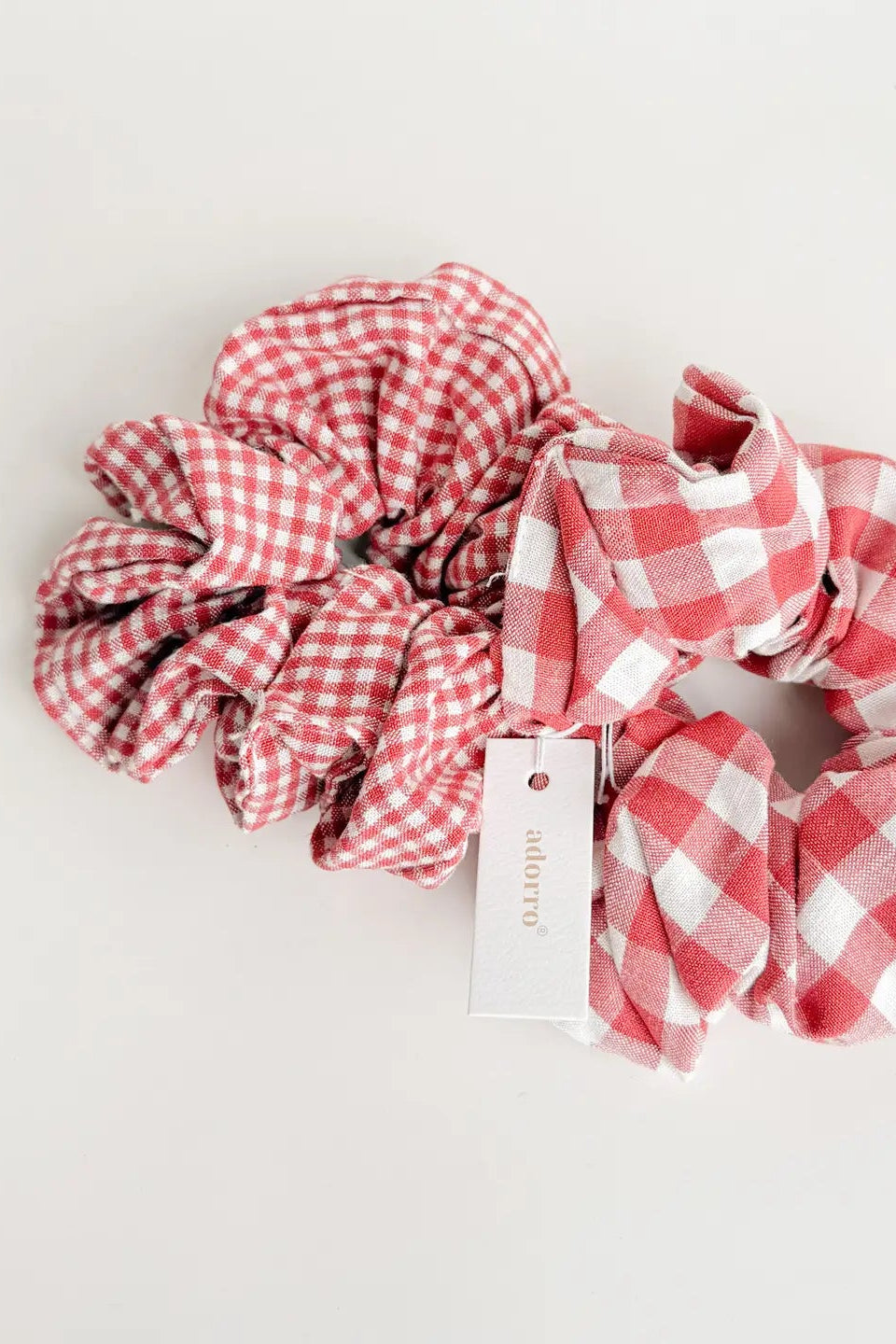 Gingham Scrunchie Set