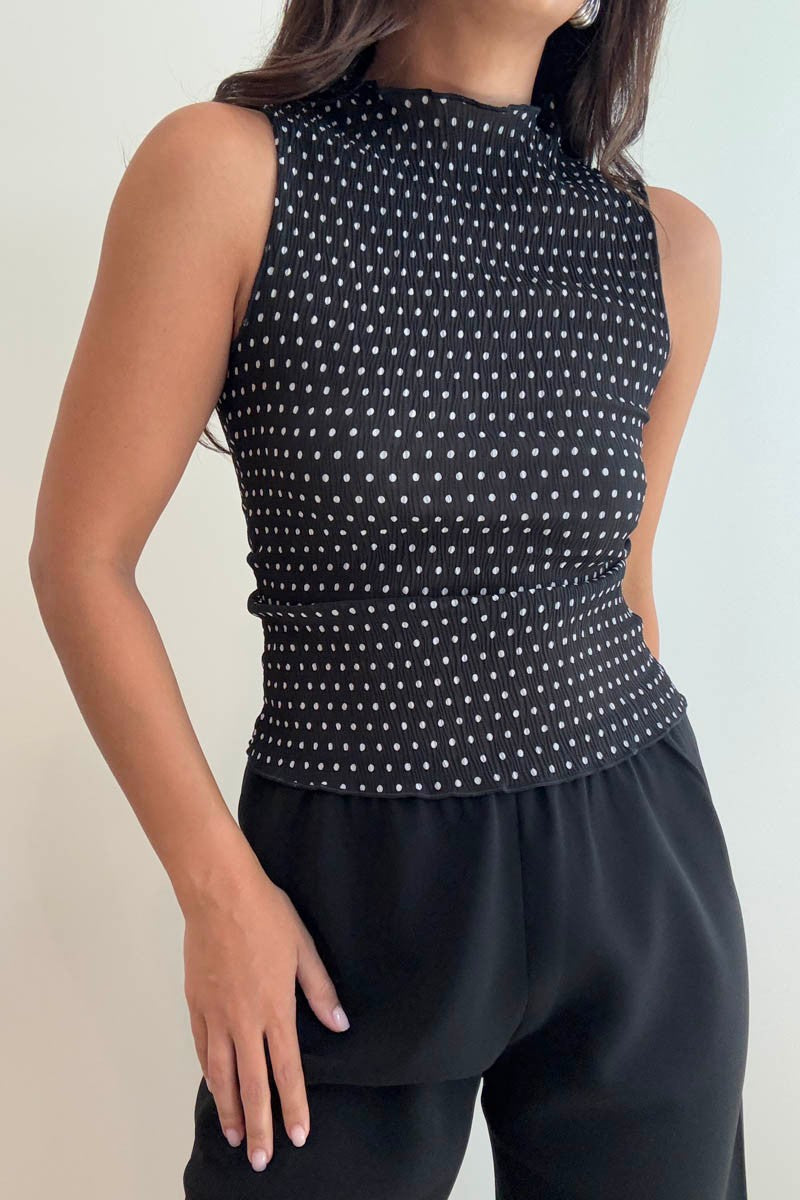 Zoe Polka Dot Top