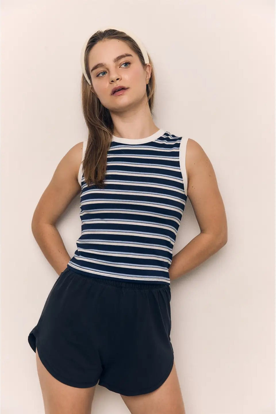 Striped Cotton Tank