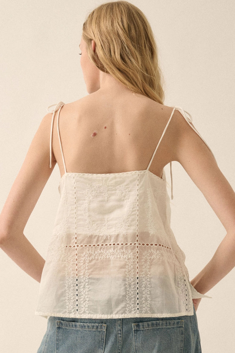 Nissi Embroidered Tank