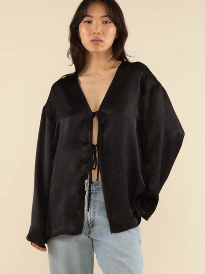 Quinn Satin Top